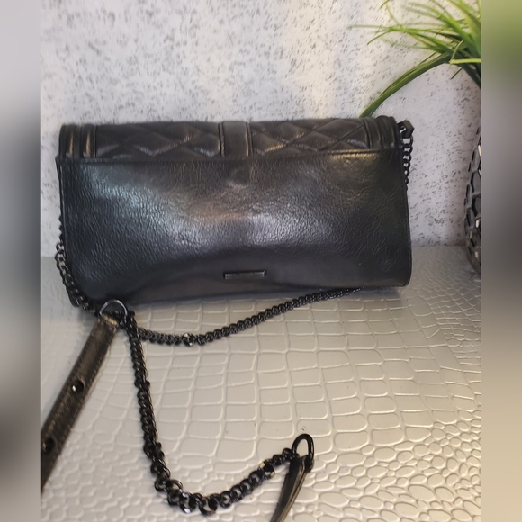Rebecca Minkoff  Black Quilted Purse Leather Women's Bag - Picture 4 of 12